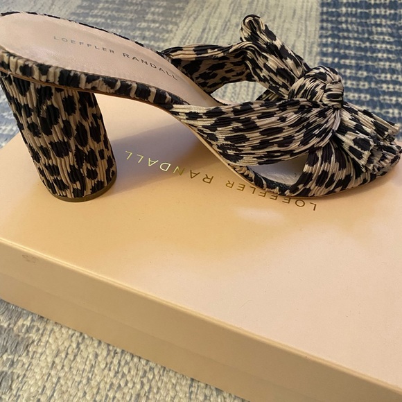 Loeffler Randall Penny Leopard Sandal - Picture 3 of 6